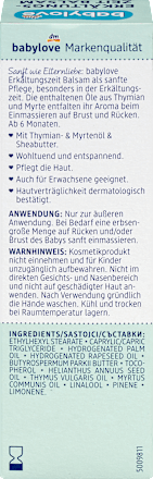 Erkältungszeit Balsam sensitive babylove