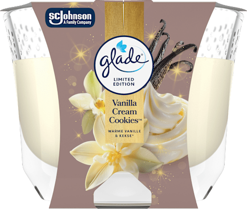 Duftkerze im Glas Vanilla Cream Cookies glade