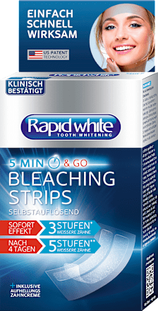 bělící pásky na zuby 5 Min & Go Rapid white