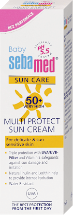 Baby krém na opalování Multi Protect SPF50+ sebamed baby