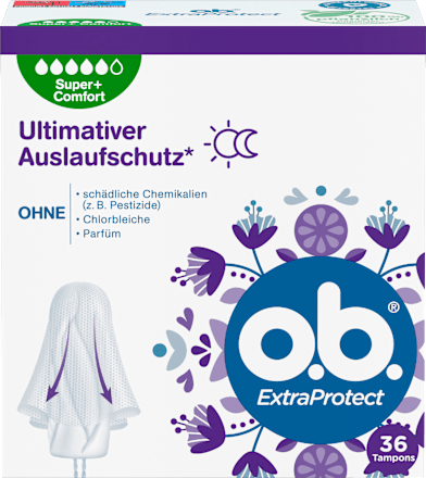 Tampons Extra Protect Tag+Nacht Super Plus o.b.