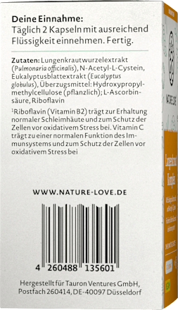 Lungenkraut Komplex Kapseln  Nature Love