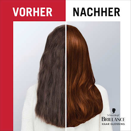 Farb-Glanzbehandlung Glossing Kupfer Schwarzkopf Brillance