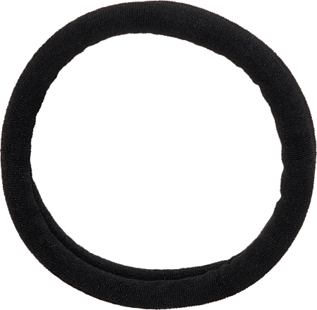 Gumki do włosów czarne, szerokie ebelin