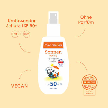 Sonnenspray Feuchtigkeit LSF 50 + PAEDIPROTECT
