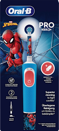 Elektrische Zahnbürste Vitality PRO Kinder Spiderman, ab 3 Jahren Oral-B