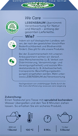 Kräutertee "Zeit für Gemütlichkeit" (20 Beutel) LEBENSBAUM