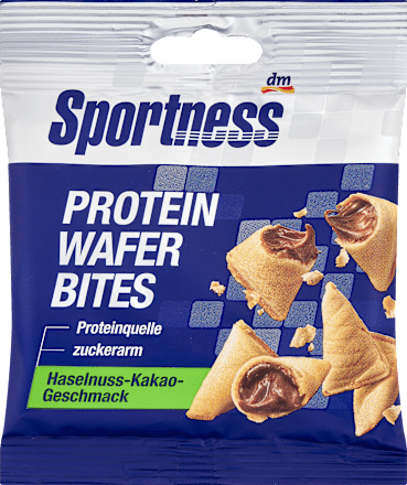 Wafer bites proteici alla nocciola e cacao Sportness