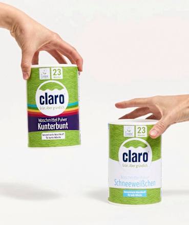 Colorwaschmittel Pulver Kunterbunt claro