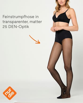 Strumpfhose Soft Shaper mit Shaping-Funktion schwarz Gr. 44/48, 25 DEN nur die