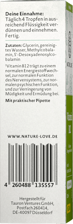Vitamin B12 Tropfen Nature Love