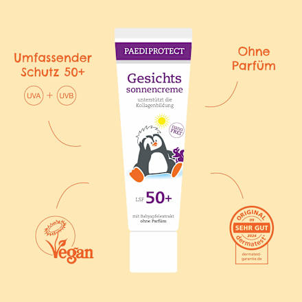 Sonnencreme Gesicht, LSF 50+ PAEDIPROTECT