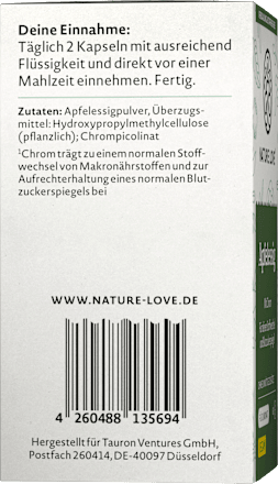 Apfelessig Kapseln Nature Love