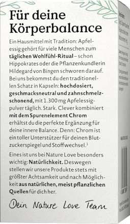Apfelessig Kapseln Nature Love