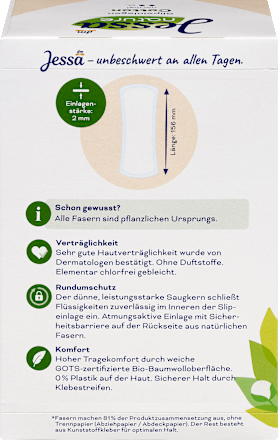 Wkładki higieniczne Nature Cotton Normal Jessa