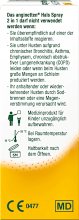 Hals Spray 2in1  anginetten