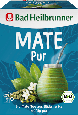 Kräutertee Mate Pur (15 Beutel) Bad Heilbrunner