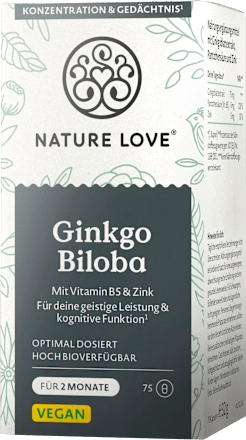 Ginkgo Biloba Kapseln Nature Love