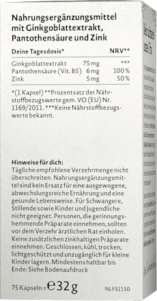 Ginkgo Biloba Kapseln Nature Love