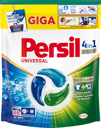 Mosókapszula fehér és világos ruhákhoz Giga Persil