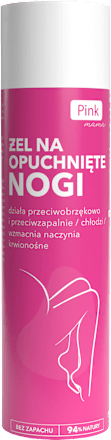 Żel na opuchnięte nogi Pink mama