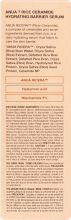 Serum 7 Rice Ceramide Hydrating Anua