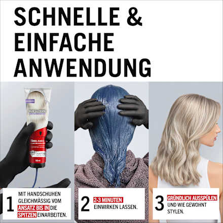 Farb-Glanzbehandlung Glossing Kühles Blond Schwarzkopf Brillance