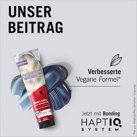 Farb-Glanzbehandlung Glossing Kühles Blond Schwarzkopf Brillance