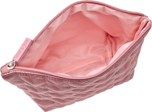 Kosmetiktasche rosa Herzen Vito & Joe