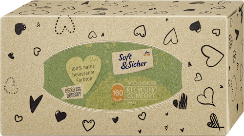 RECYCLING COMFORT papirne maramice u kutiji – 3-slojne, više vrsta Soft&Sicher
