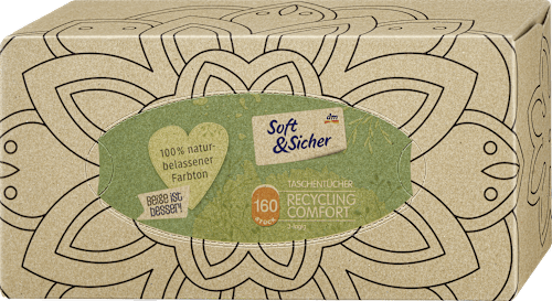RECYCLING COMFORT papirne maramice u kutiji – 3-slojne, više vrsta Soft&Sicher