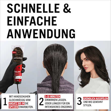 Farb-Glanzbehandlung Glossing Schokobraun Schwarzkopf Brillance