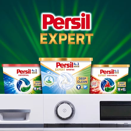Pracie kapsuly Discs 4v1 Deep Clean Expert Sensitive  Persil