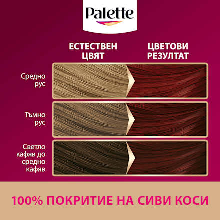 Боя за коса - Nr. 5-88 (679)  Palette DELUXE