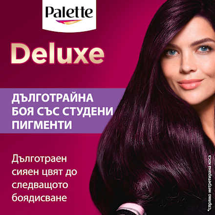Боя за коса - Nr. 4-99 (880) Патладжан Palette DELUXE