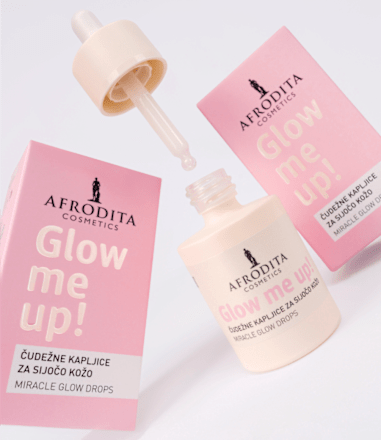 Čudežne kapljice za sijočo kožo Glow me up! AFRODITA