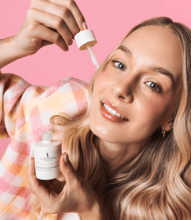 Čudežne kapljice za sijočo kožo Glow me up! AFRODITA