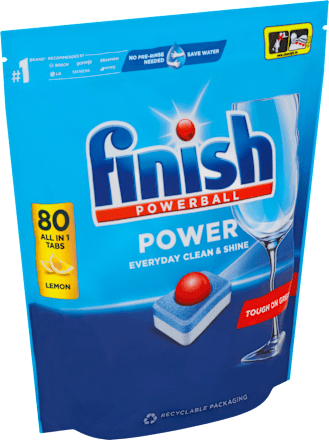 Tablety do umývačky riadu Power Everyday Clean & Shine Lemon Finish