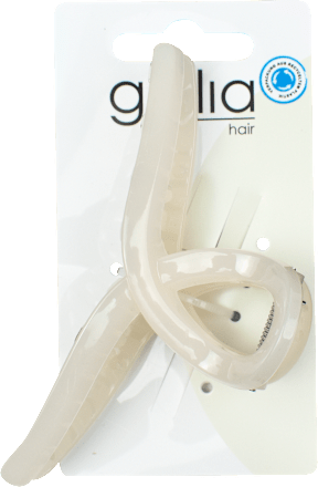 Щипка за коса с форма на октопод, бяла guilia