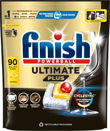 Tablete za mašinsko pranje posuđa Ultimate Plus - limun Finish