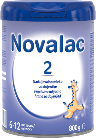 Nadaljevalno mleko za dojenčke 2, 6-12 mesecev Novalac