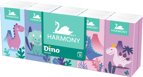 Hygienické vreckovky Dino Edition 10x10 Harmony