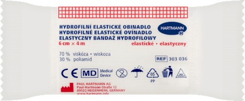 Ovínadlo hydrofilné elastické 6cm x 4m HARTMANN