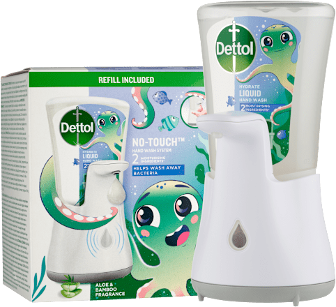 Bezdotykový dávkovač mydla a mydlo No-Touch Dettol