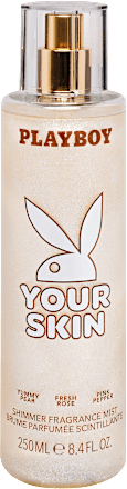 Csillámos test- és hajpermet Your Skin PLAYBOY