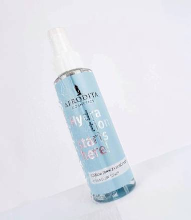 Vlažilni tonik za sijočo kožo Hydration starts here! AFRODITA