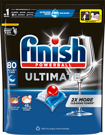 Kapsuly do umývačky riadu Ultimate Deep Clean & Shine Finish