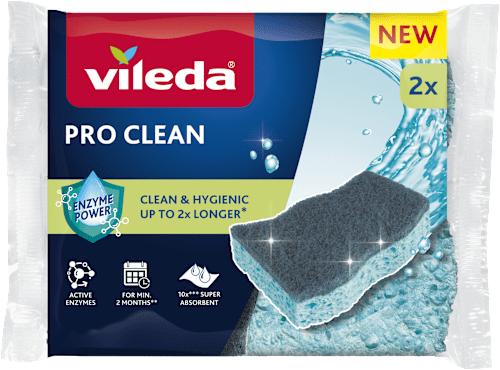 Viskózne hubky Pro Clean Absorbent  Vileda