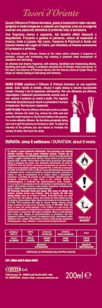 Dyfuzor z patyczkami Ayurveda Tesori d'Oriente