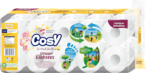Toilettenpapier mit Duft 3-lagig Cosy